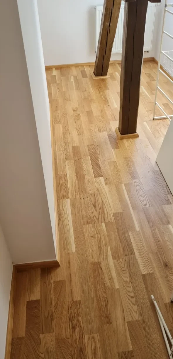 Pokládka dřevěné podlahy